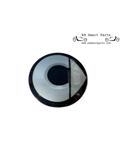 Logo / emblema / badge Chickenhead per la griglia anteriore della smart fortwo forfour 453 distronic