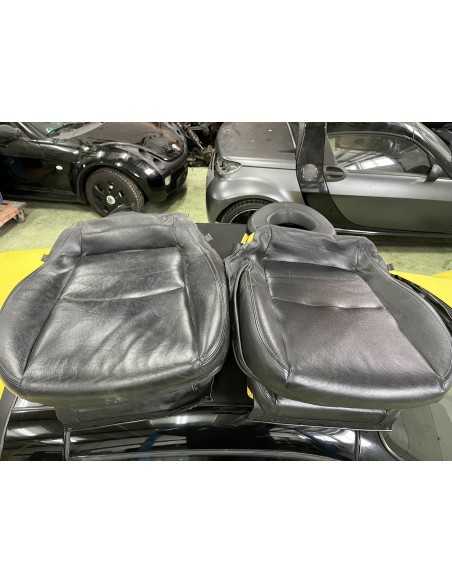 Capas de assento de couro Smart Roadster com espuma Capas de assento de couro Smart Roadster com espuma