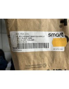 Nueva máscara de parrilla delantera plateada con aberturas para faros antiniebla smart fortwo 450 2