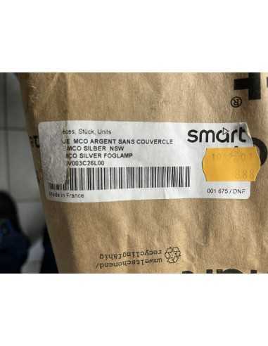 Neue silberne Kühlergrillmaske mit Nebelscheinwerferöffnungen smart fortwo 450