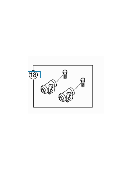 Q0015283V001000000 Juego de cilindros de freno Pieza nueva original Smart Q0015283V001000000 Juego de cilindros de freno Pieza nueva original Smart