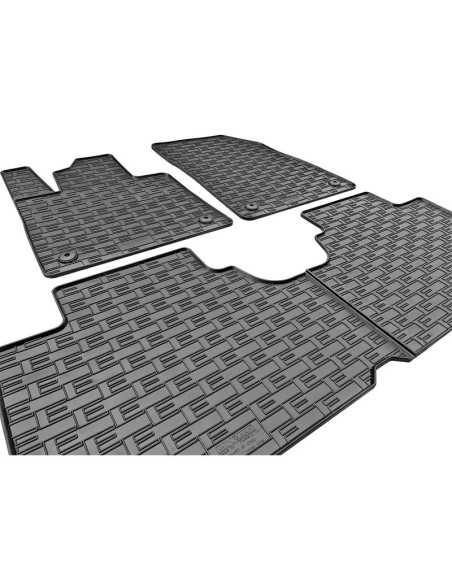 Juego de alfombrillas de goma para Smart ♯1 EV 2022- y Smart ♯3 EV 2023- (4 piezas + sistema de fijación) Juego de alfombrillas de goma para Smart ♯1 EV 2022- y Smart ♯3 EV 2023- (4 piezas + sistema de fijación)