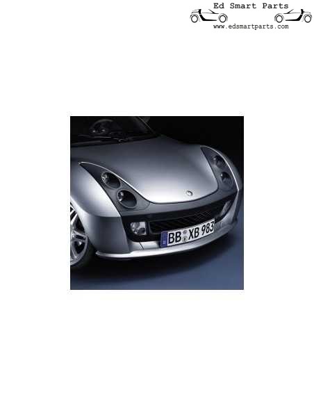 Brabus 452 voorspoiler Smart Roadster