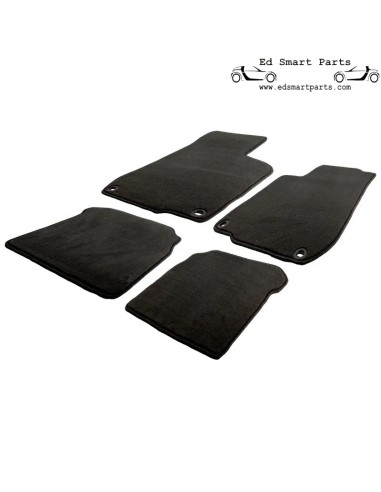 Set velour car mats suitable for Smart THREE EV 2023-