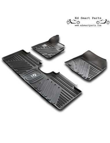 Originele vloermatten rubbermatten zwart smart ♯1 HX11 3-delige set