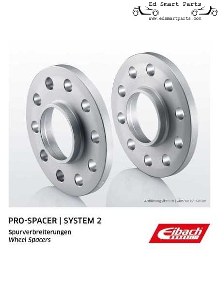 Separador de ensanchamiento de vía de 15 mm para modelos Smart 1 de 30 mm por eje