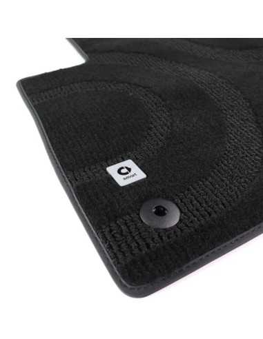 Tapis de sol Smart Floor authentiques en velours Smart ♯3 noir 3 pièces