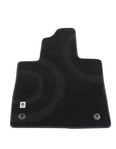 Alfombrillas originales Smart Floor de terciopelo ♯3 negras de 3 piezas