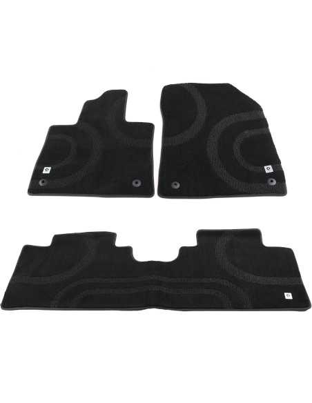 Tapis de sol Smart Floor authentiques en velours Smart ♯3 noir 3 pièces Tapis de sol Smart Floor authentiques en velours Smart ♯3 noir 3 pièces