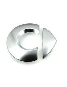 Smart Roadster 452 / ForTwo 450 Chickenhead Logo / emblema para capô Prata, autoadesivo 2