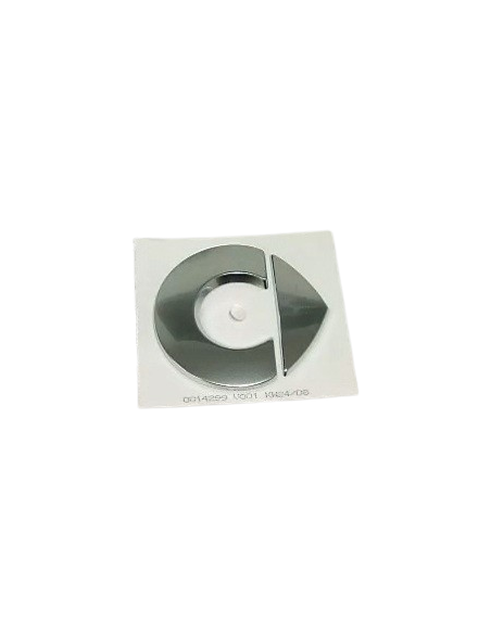 Smart Roadster 452 / ForTwo 450 Logo / emblema Chickenhead per cofano Argento, autoadesivo