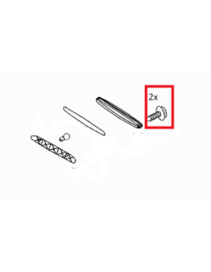 parafusos para a Terceira Unidade de Luz de Freio smart Roadster e fortwo 450