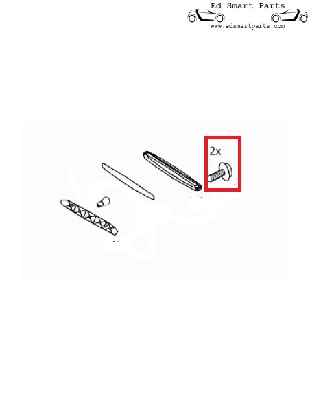 screws for the Third Brake Light Unit smart Roadster and fortwo 450