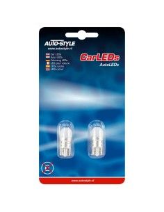 AutoStyle T10 Wedge-Base 3D SuperLED Birne 12V 0.8W Weiß 2er Set