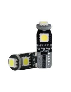 Simoni Racing T10 3-LED 3W Canbus-Glühbirnen - Ultraweiß - Satz mit 2 Stück