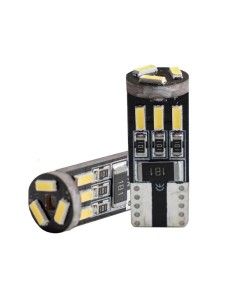 Lâmpadas Canbus Simoni Racing T10 8-LED 3W - Ultrawhite - Conjunto de 2 peças
