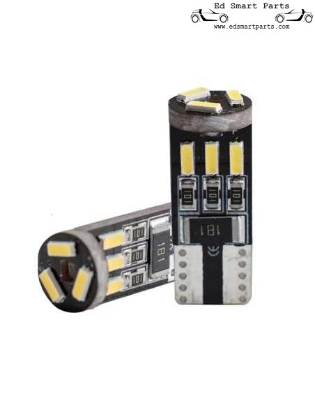 Simoni Racing T10 8-LED 3W Canbus Bulbs - Ultrawhite - Set of 2 pieces