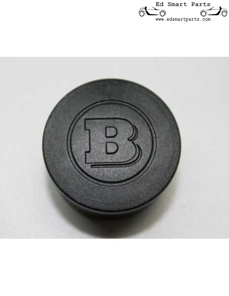 16 schwarze Radschraubenabdeckungen von Brabus, passend für 17 mm Schrauben