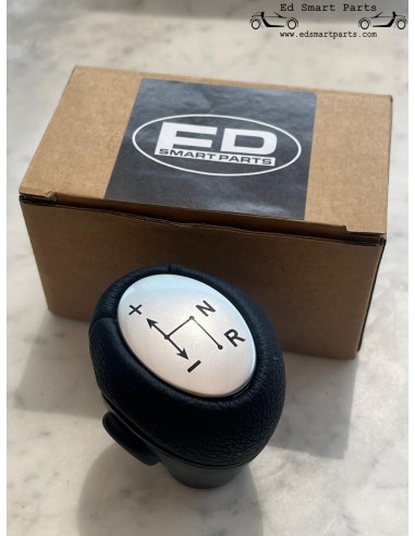 Silver design Leather 450 451 452 Softouch Gear Knob