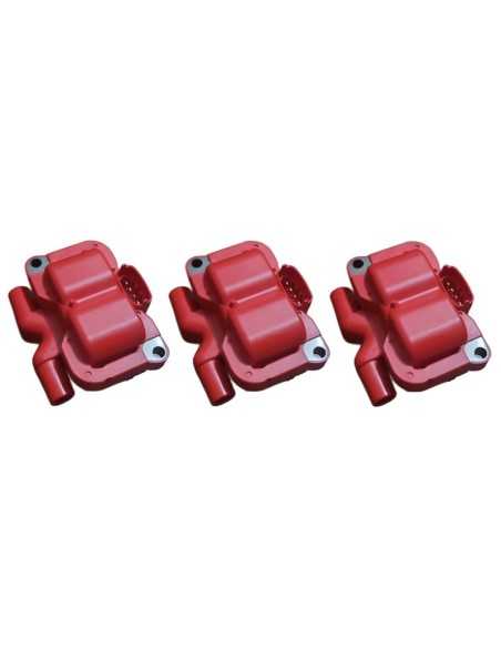 Hochleistungs-Zündspulensatz in Rot für smart Fortwo 450 & Roadster 452 Hochleistungs-Zündspulensatz in Rot für smart Fortwo 450 & Roadster 452