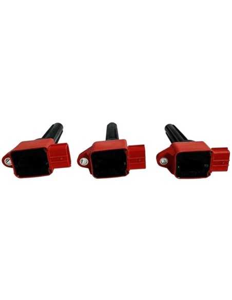 Set di bobine di accensione rosse ad alte prestazioni per Smart Fortwo 451