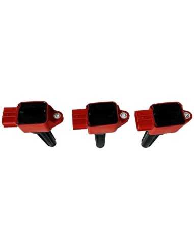 Set di bobine di accensione rosse ad alte prestazioni per Smart Fortwo 451