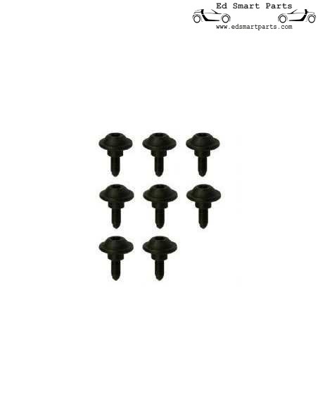 Parafusos de fixação Smart Roadster Coupe para janela traseira lateral (x8)