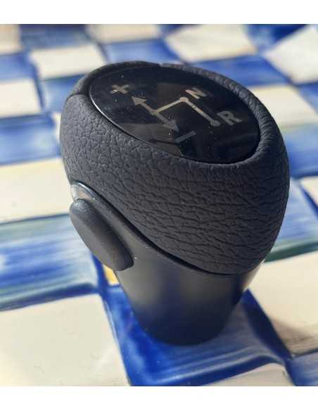 Manopla de câmbio Softouch em couro preto 450 451 452