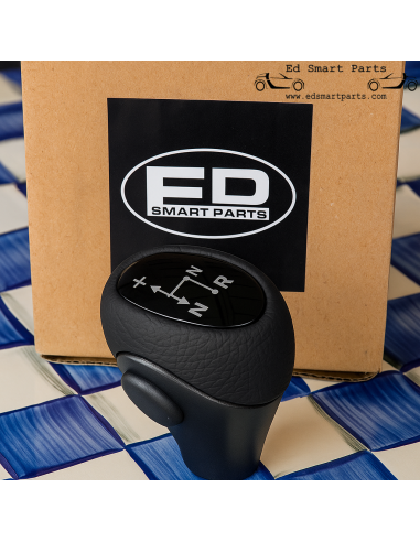 Black design Leather 450 451 452 Softouch Gear Knob