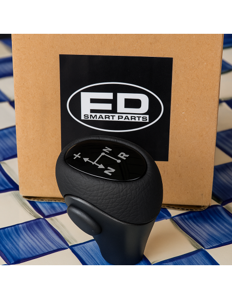 Black design Leather 450 451 452 Softouch Gear Knob