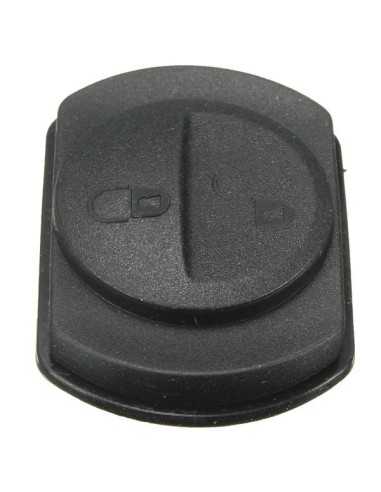Estuche para llave de repuesto de 2 botones para control remoto Smart ForFour 454 con almohadilla de goma para botones