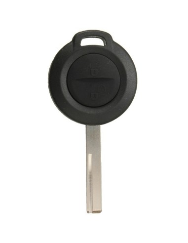 Key fob two button housing with Blank Blade for Smart ForFour 454