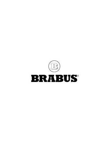 Original RHD OEM BRABUS Graphitgraue Velours-Fußmatten - Smart Roadster