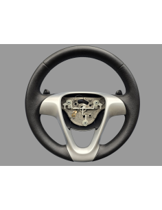 Volante deportivo de cuero Smart ForTwo 451 usado con función de cambio de levas