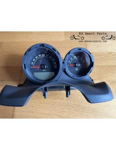 El velocímetro Smart Roadster 45/60kw en KMS/HORA se restablece a la configuración de fábrica