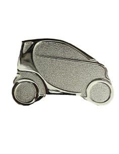 Imán cromado para coche Smart Fortwo Silhouette, imán decorativo para nevera