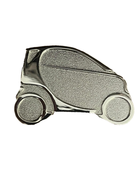Chrome Smart Auto Magneet Smart Fortwo Silhouet Koelkastmagneet Decoratie