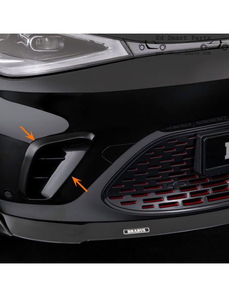 Acessórios para saia frontal BRABUS entradas de ar Smart ♯1 HX-11 Acessórios para saia frontal BRABUS entradas de ar Smart ♯1 HX-11