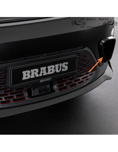 Fixations de jupe avant BRABUS prises d'air Smart ♯1 HX-11