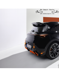 Difusor trasero BRABUS Smart ♯1 HX-11