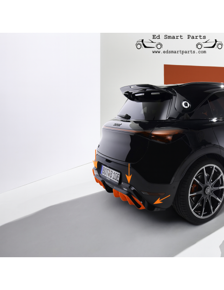BRABUS rear diffusor Smart ♯1 HX-11