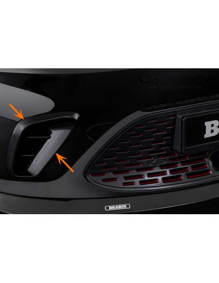 BRABUS frontskirtbevestigingen luchtinlaten Smart ♯3 HC-11 BRABUS frontskirtbevestigingen luchtinlaten Smart ♯3 HC-11