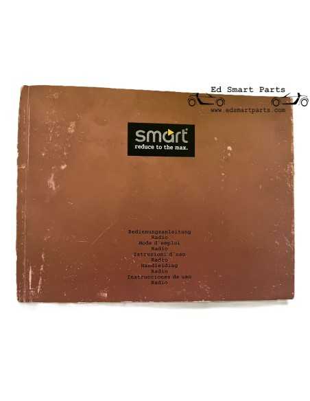 Used Operator's manual Smart City Coupe Radio multiple languages