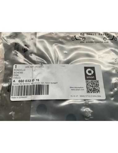 piastra di ancoraggio frizione smart fortwo 450/451 CDI A6600320076