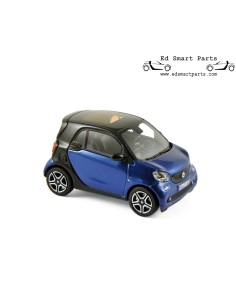 Norev Smart 453 Fortwo Coupé Proxy Schwarz/Blau Modellauto 1:43