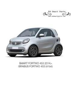 Kit de espaçadores de rodas em alumínio para Smart ForTwo 453 - 4x16,5mm, incluindo parafusos de roda. 2