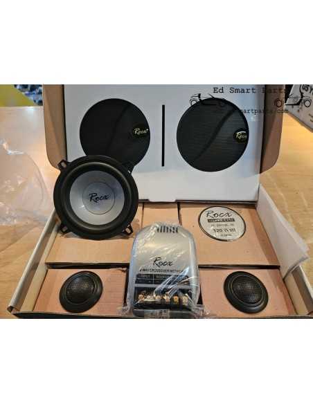 Conjunto de alto-falantes Rocx de 2 vias para Smart Roadster e outros.