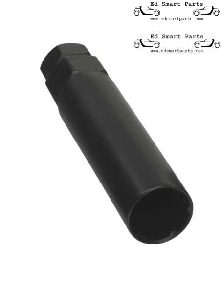 Llave adaptadora TPI para pernos/tuercas de rueda de 6 estrías (cabeza de 17/19 mm)