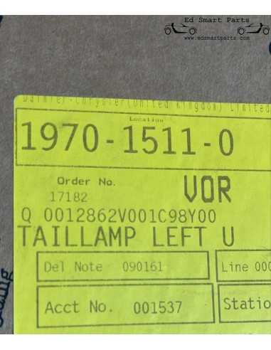 OEM Smart Part Q0012862V001C98Y00 Linke Rückleuchte (RHD) Nur für Fahrzeuge aus Großbritannien und Japan