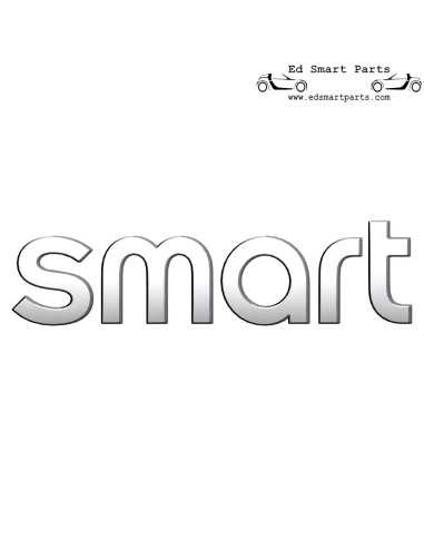 NIEUW Origineel Smart 453 Achterklep Badge Embleem